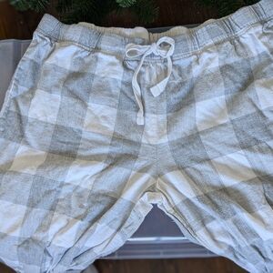 Gray Checkered Shorts